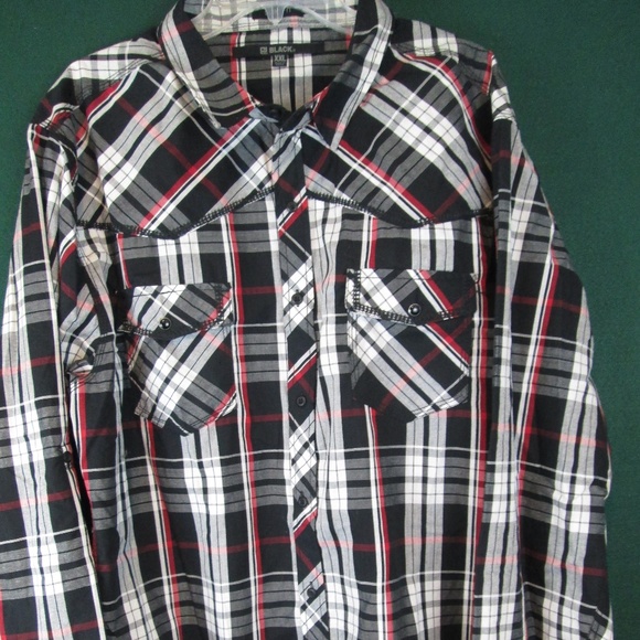 black button down shirt slim fit